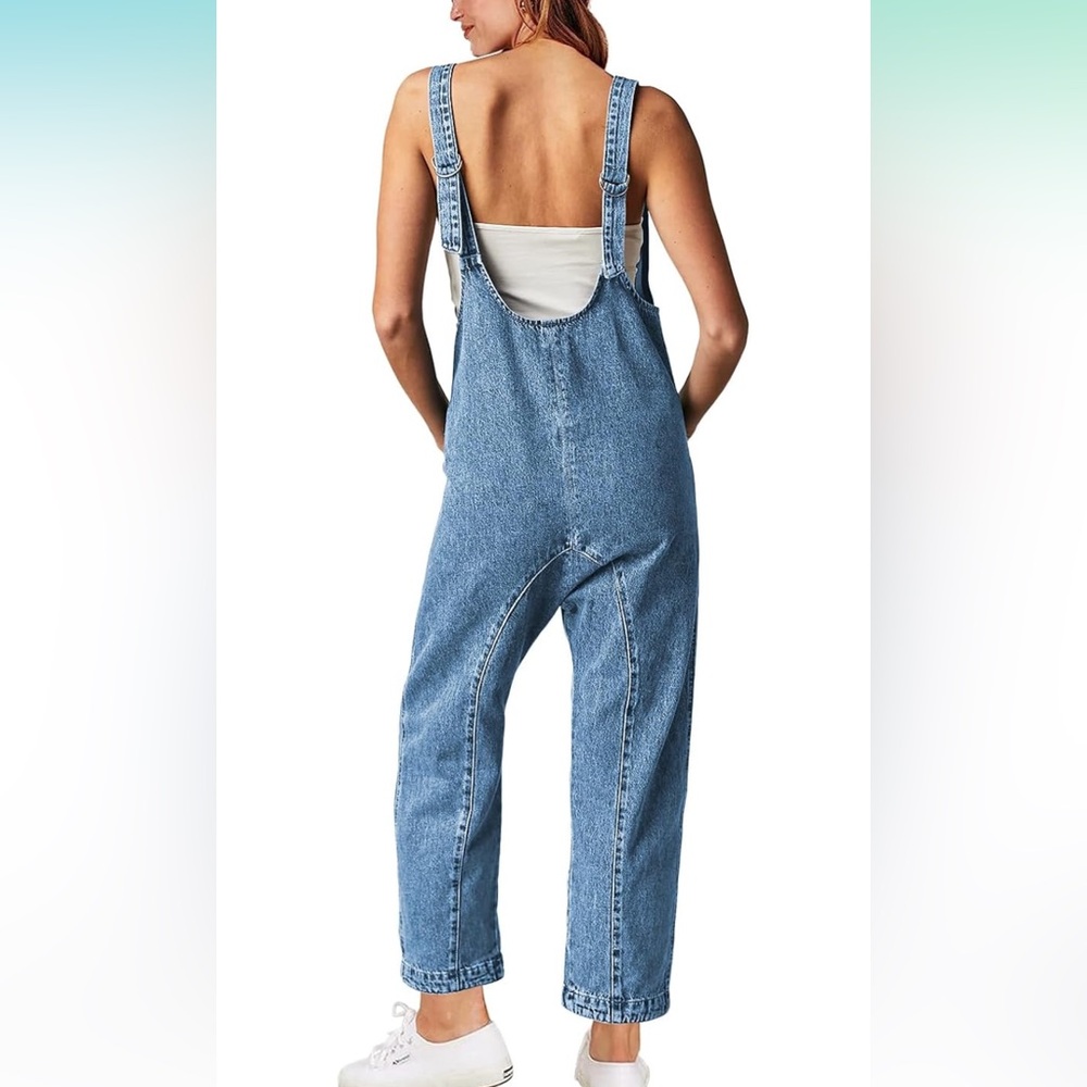 NWOT High Roller denim overalls - Picture 2 of 7
